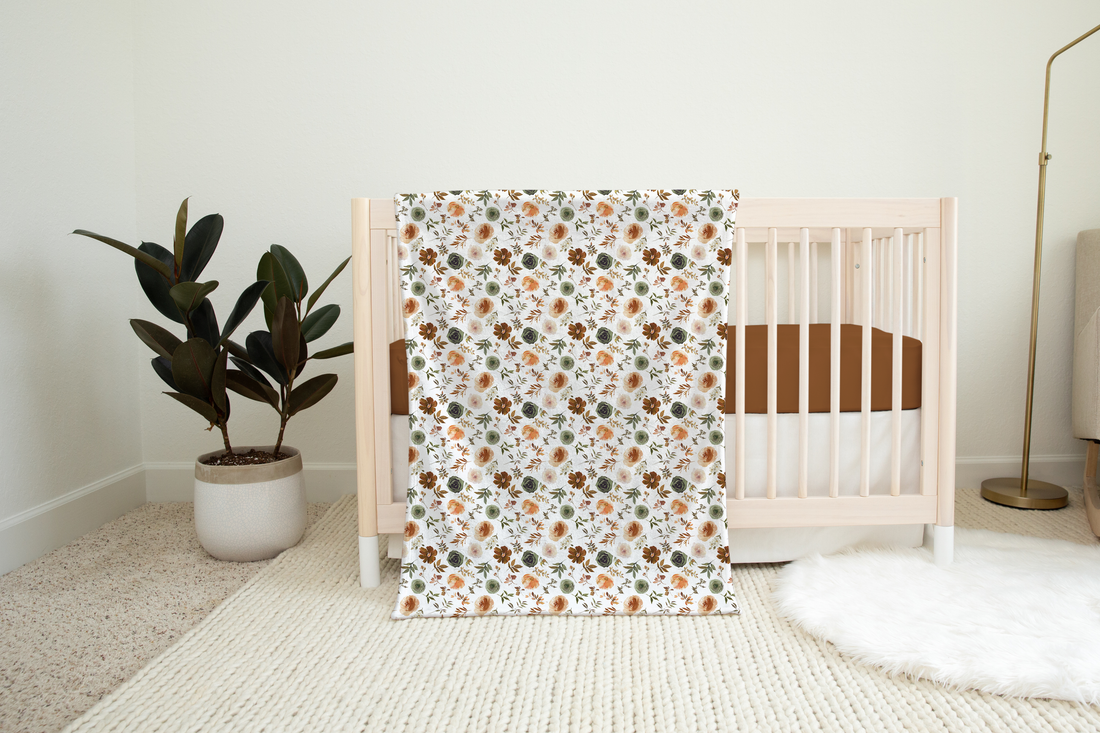 Ginger &amp; Sage Florals Blanket - EllaLaine